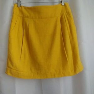 High Waisted Skirt w/Pockets